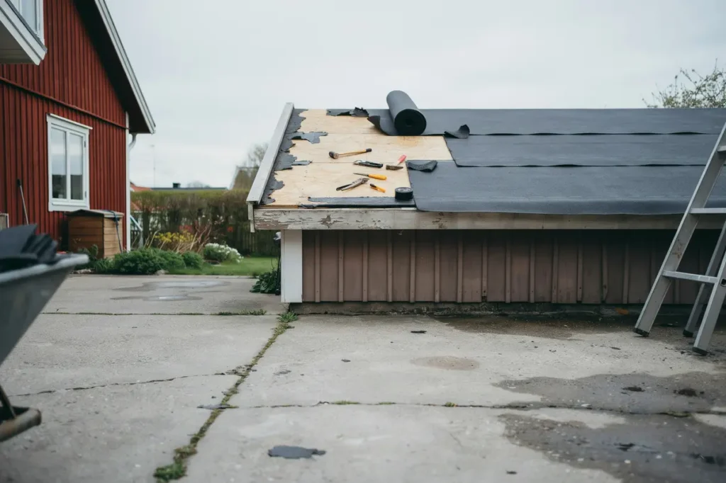 l gga om yttertakets papp p garage eller f rr d arbetsg ng vanliga misstag och rimlig kostnad